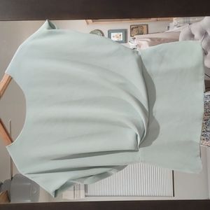 M.M. LaFleur Nejvi Top Lichen mint green blouse